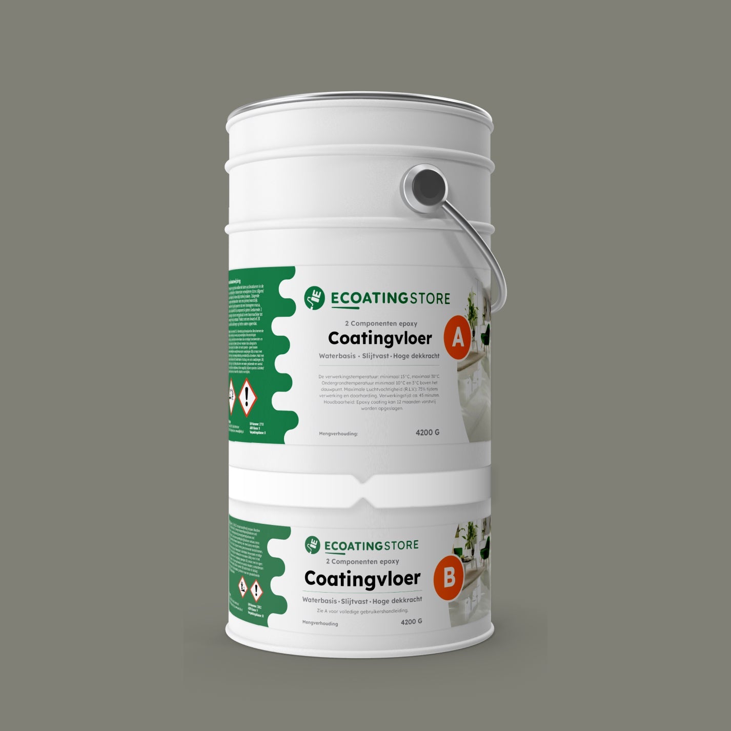 Revestimiento de suelo para garaje - RAL 7023