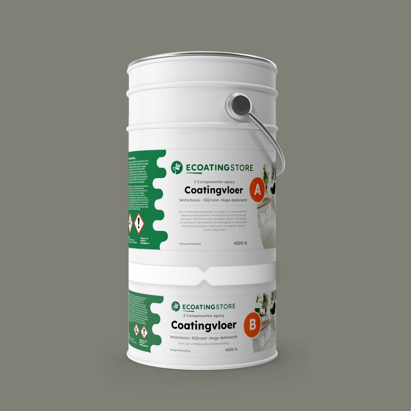 Revestimiento de suelo - RAL 7023