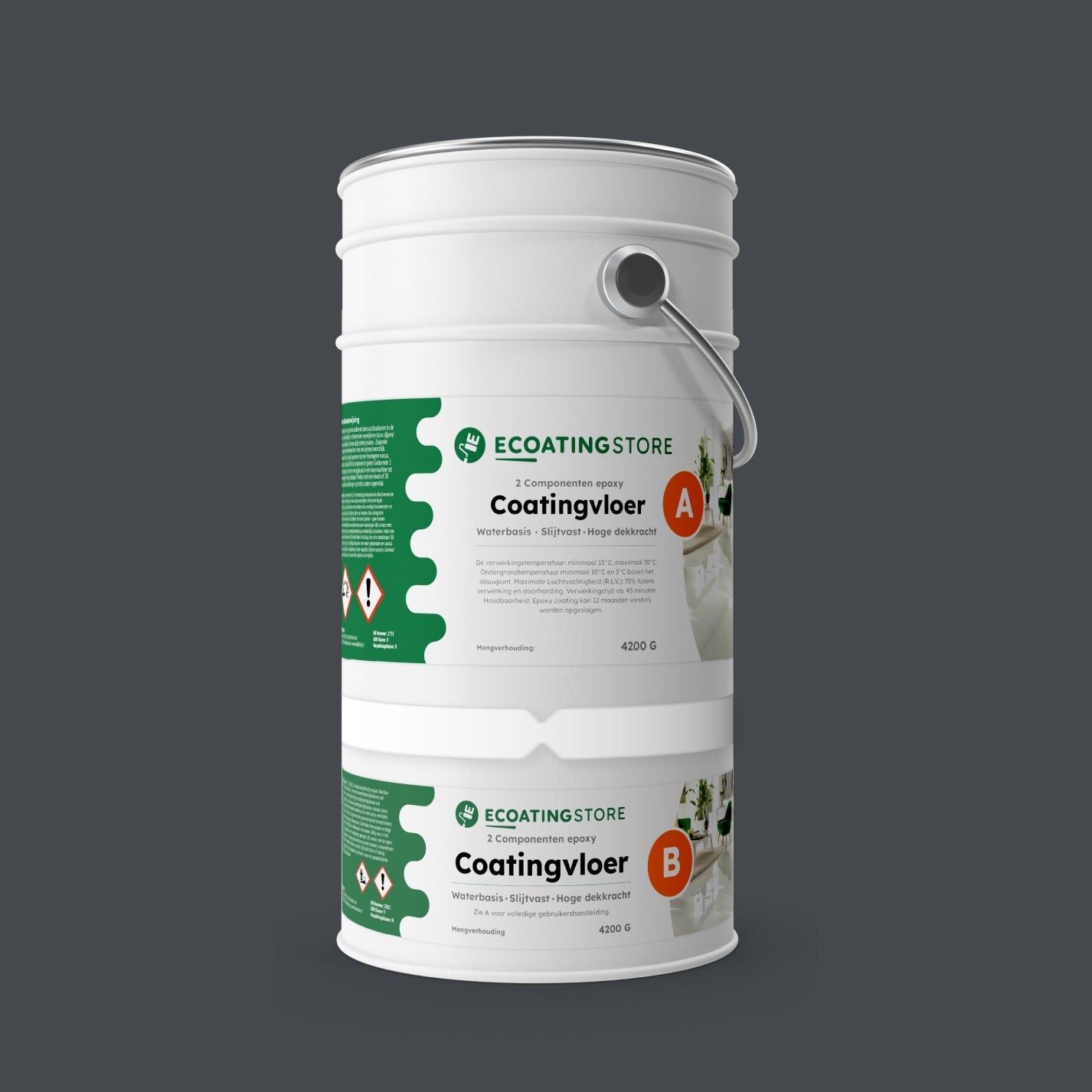 Pintura epoxi - RAL 7024