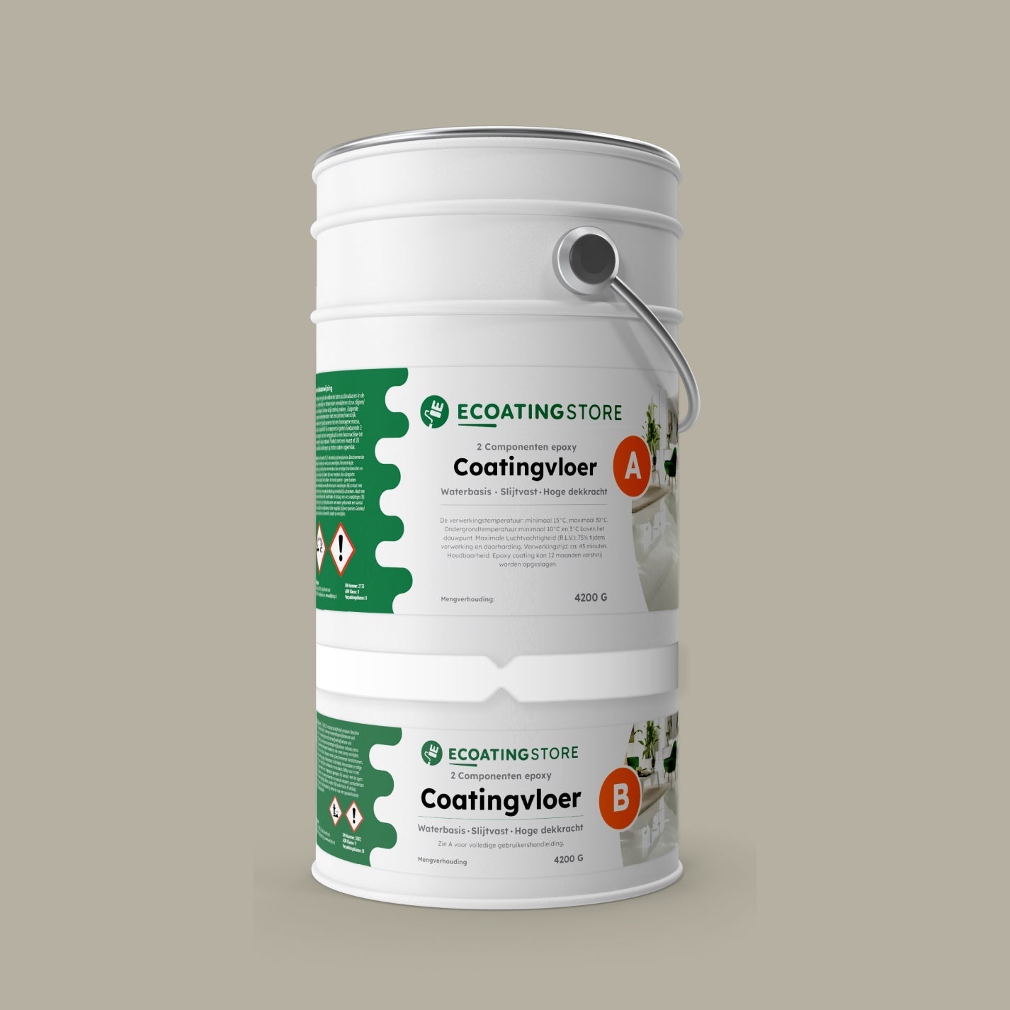 Recubrimiento de suelo - RAL 7032