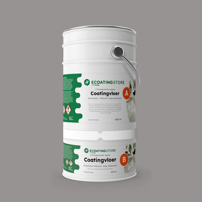 Pintura epoxi suelo garaje - RAL 7036