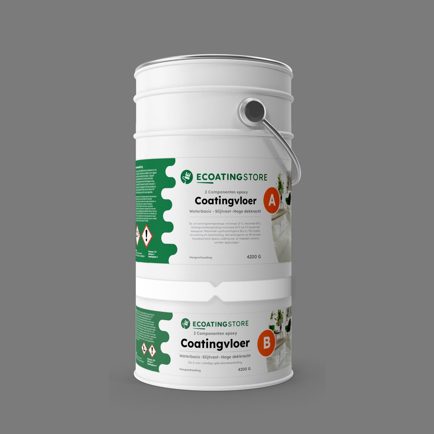 Revestimiento de suelo para garaje - RAL 7037