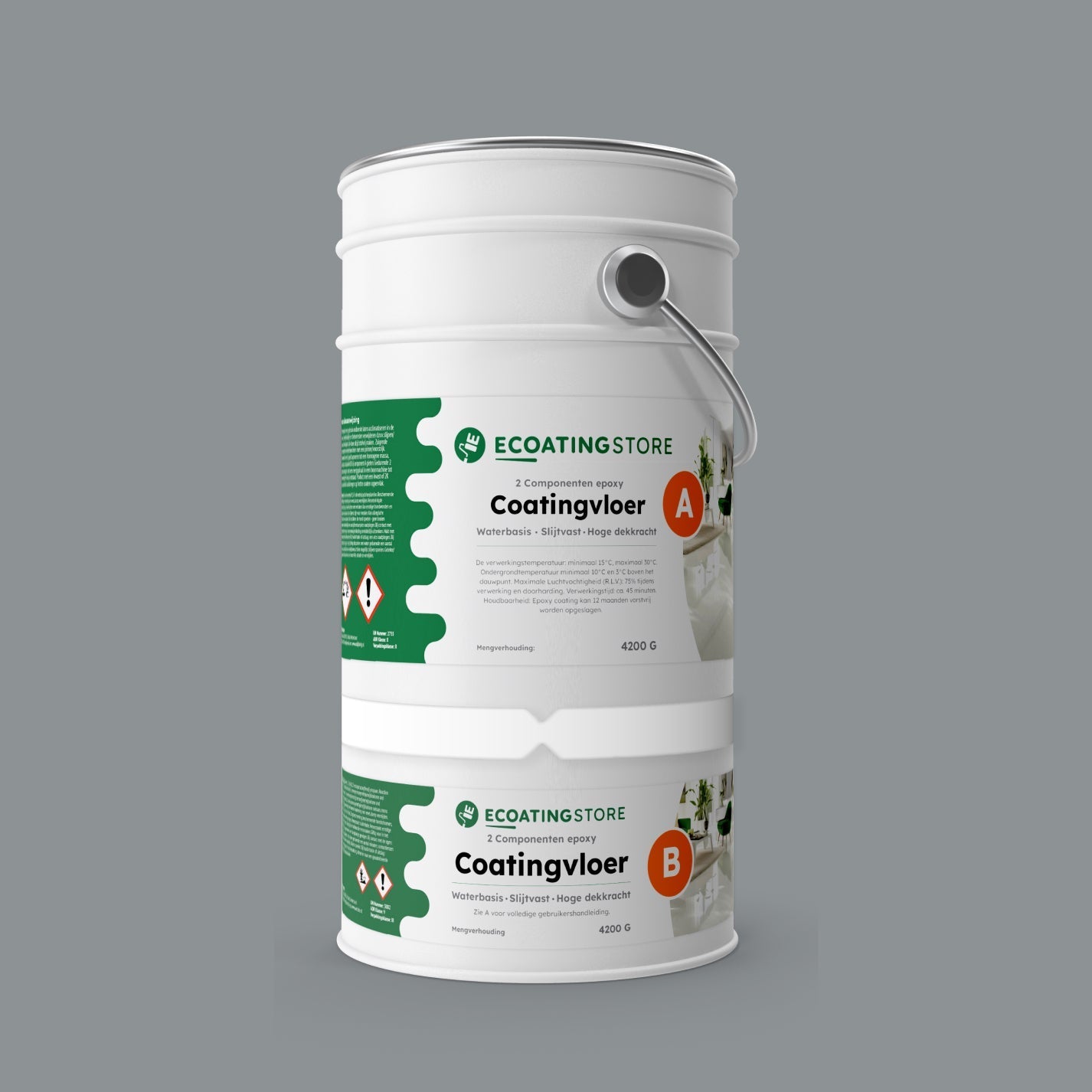 Pintura epoxi - RAL 7045