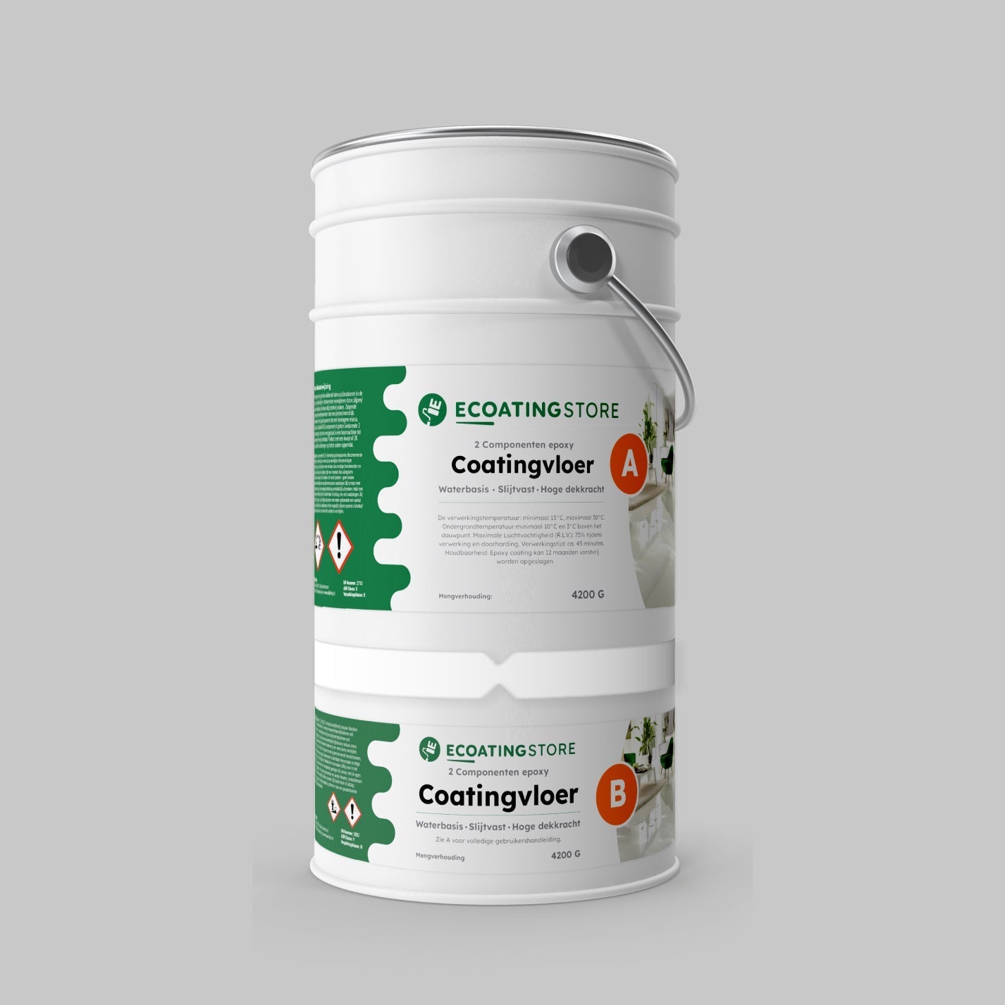 Pintura epoxi - RAL 7047