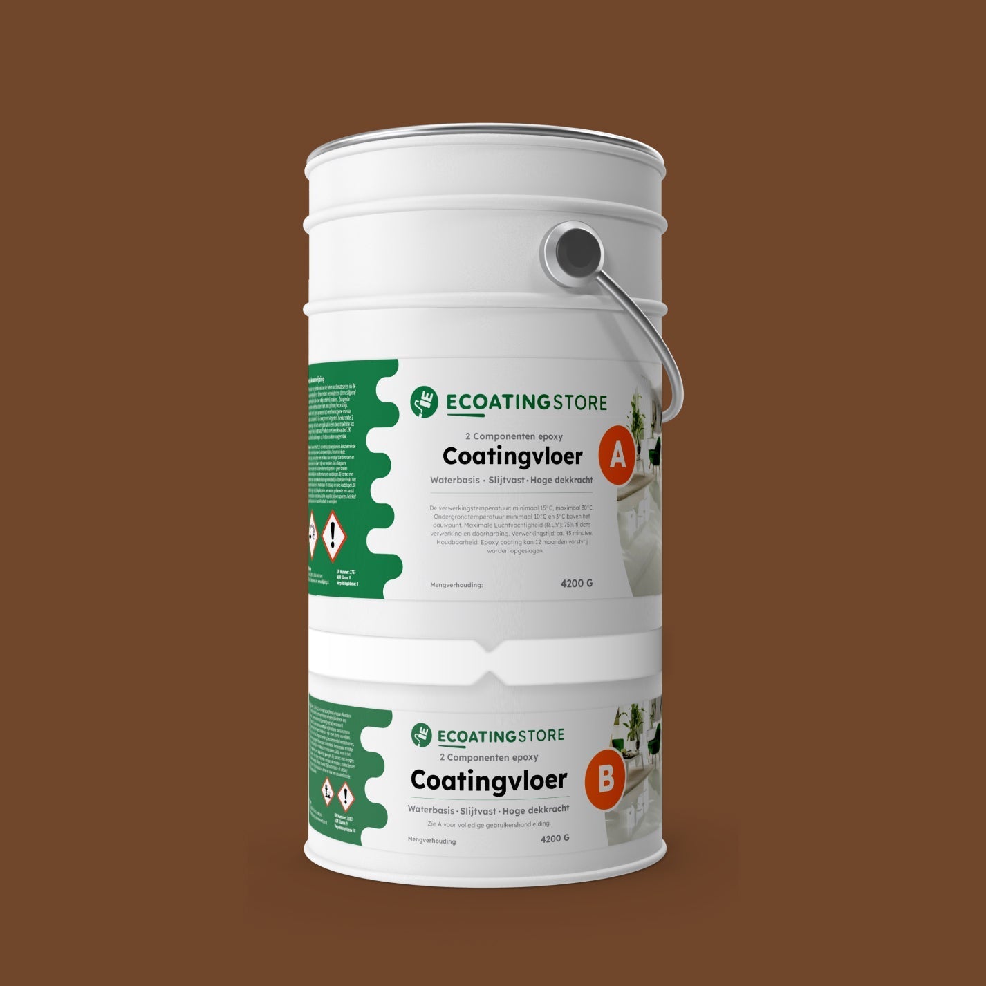 Pintura epoxi - RAL 8007