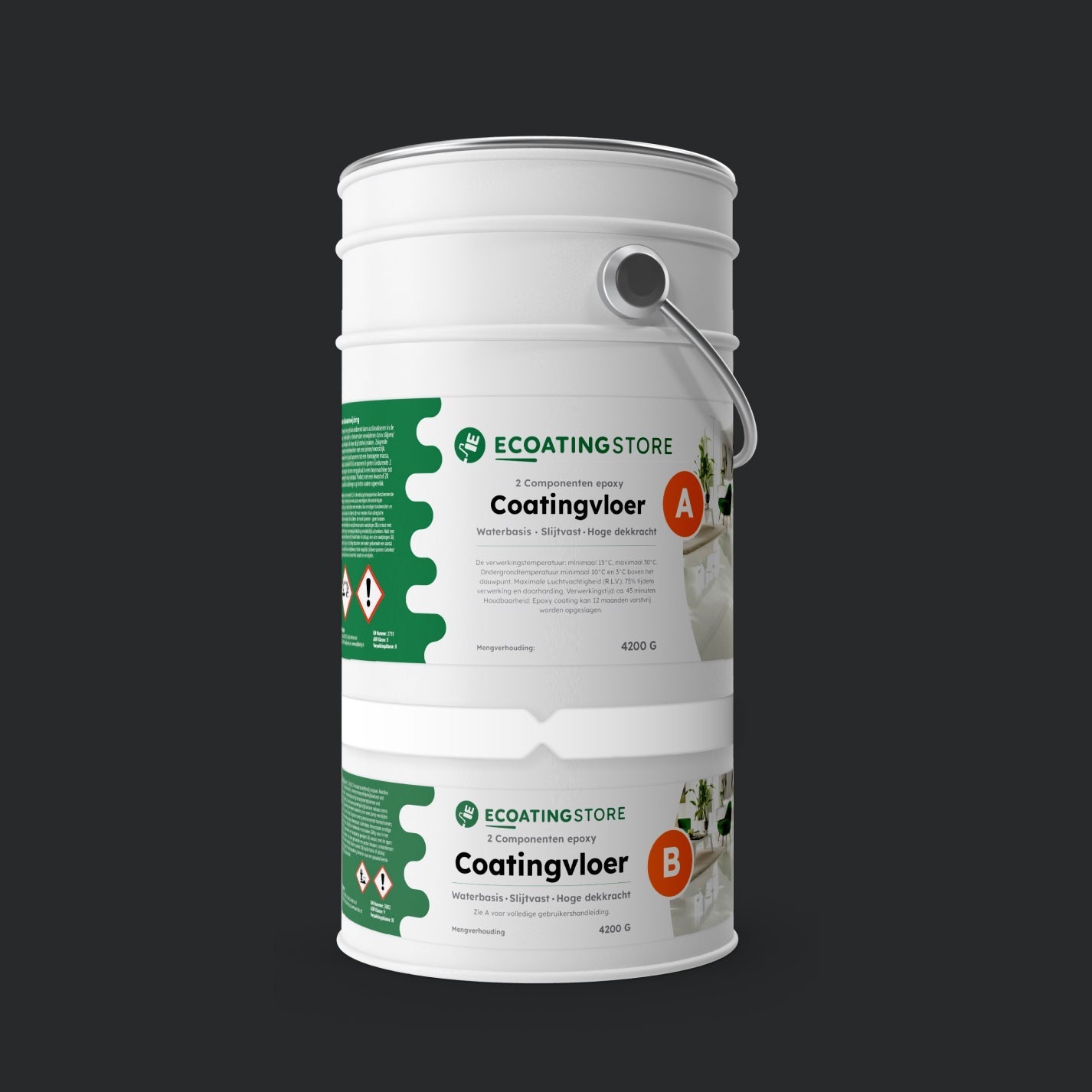 Pintura epoxi - RAL 9011