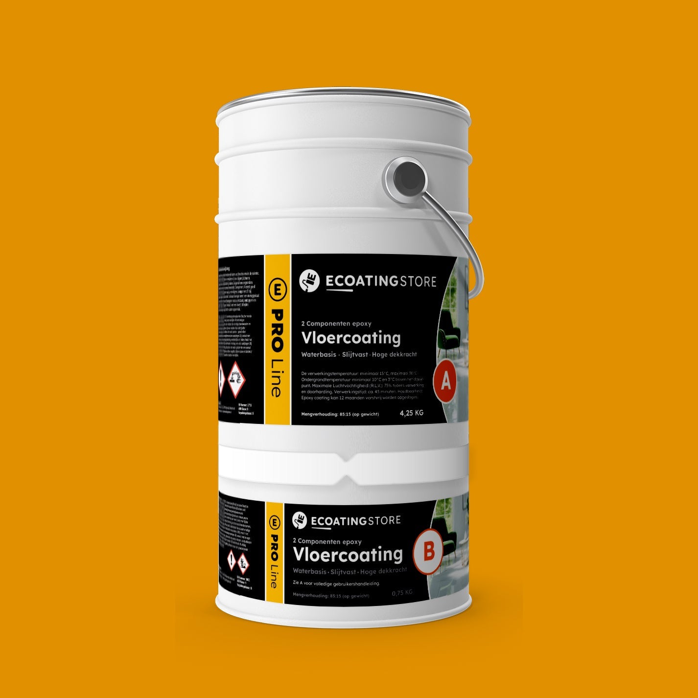 Revestimiento de suelo para garaje - RAL 1006