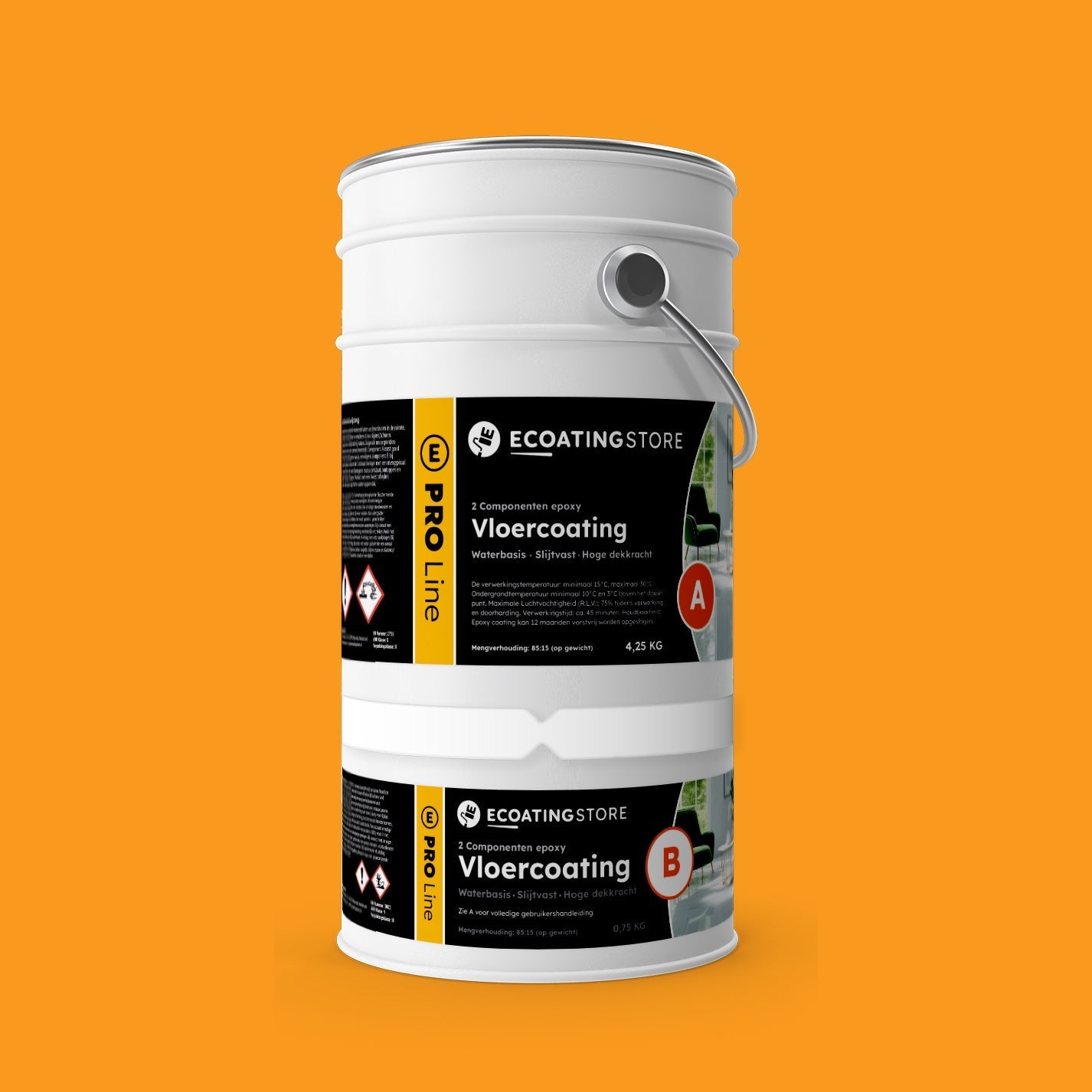 Pintura epoxi - RAL 1033