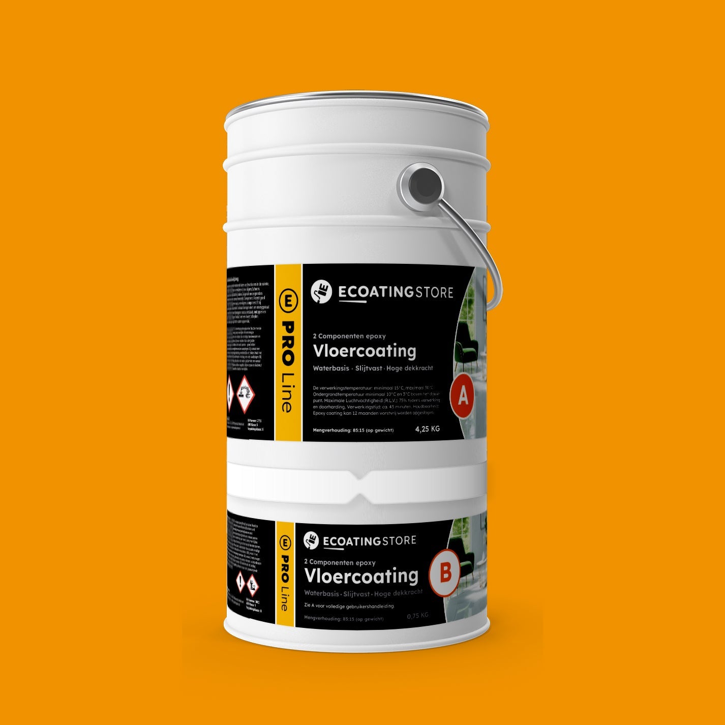 Revestimiento de suelo para garaje - RAL 1037