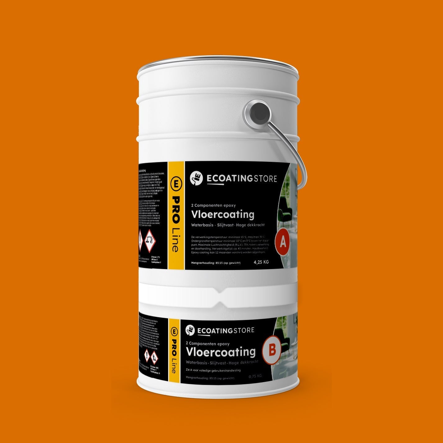 Pintura epoxi - RAL 2000