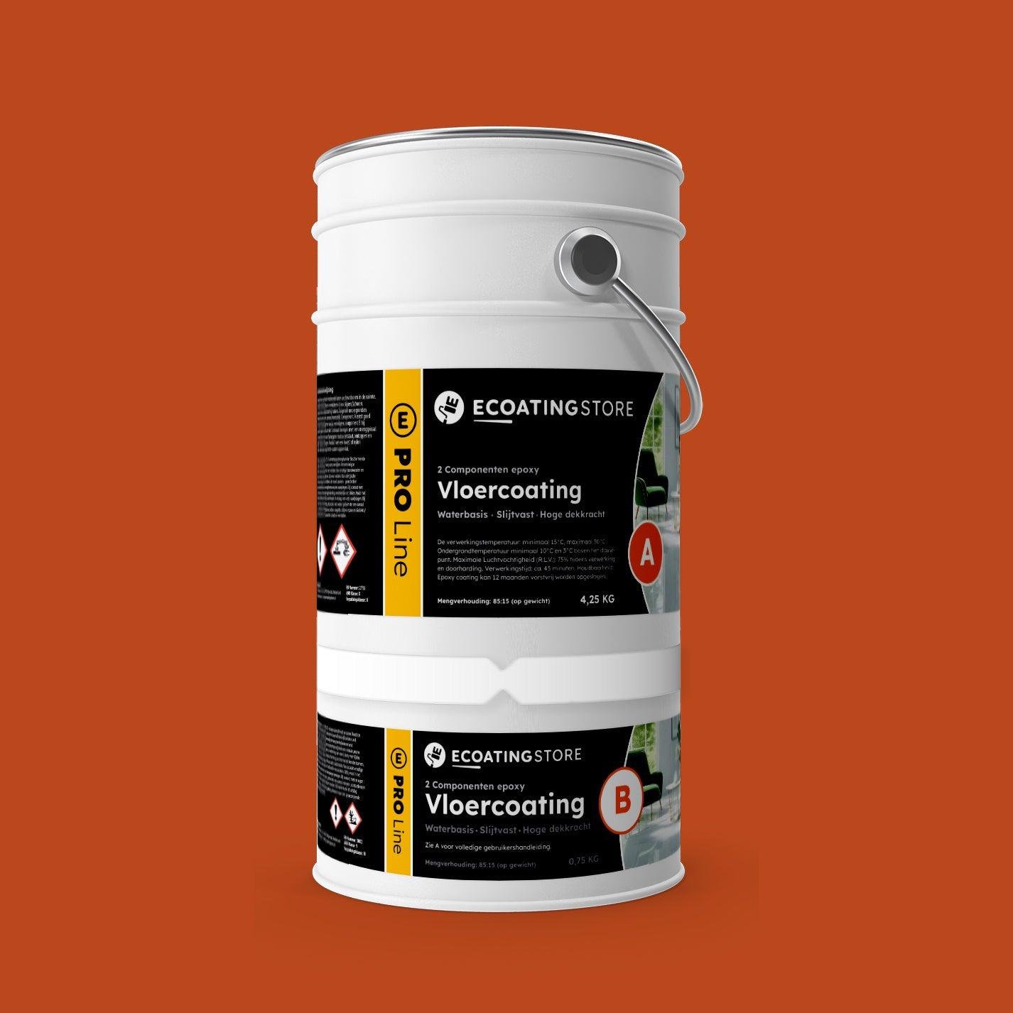 Pintura para suelo de garaje - RAL 2001