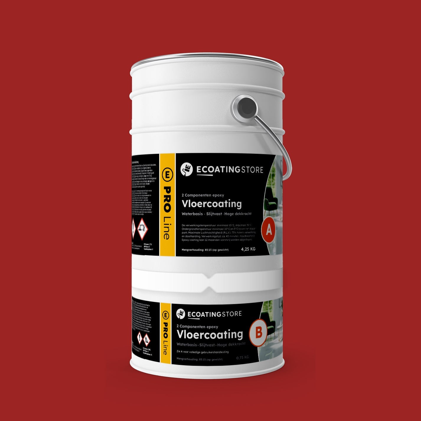 Revestimiento de suelo para garaje - RAL 3001