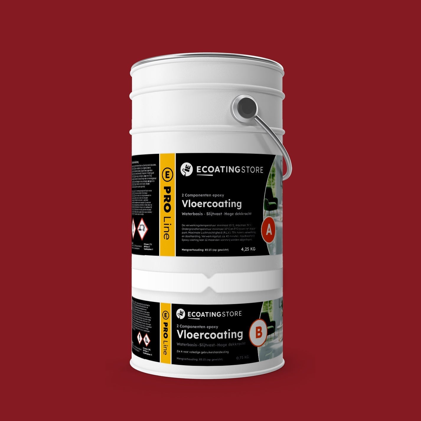 Pintura epoxi - RAL 3003