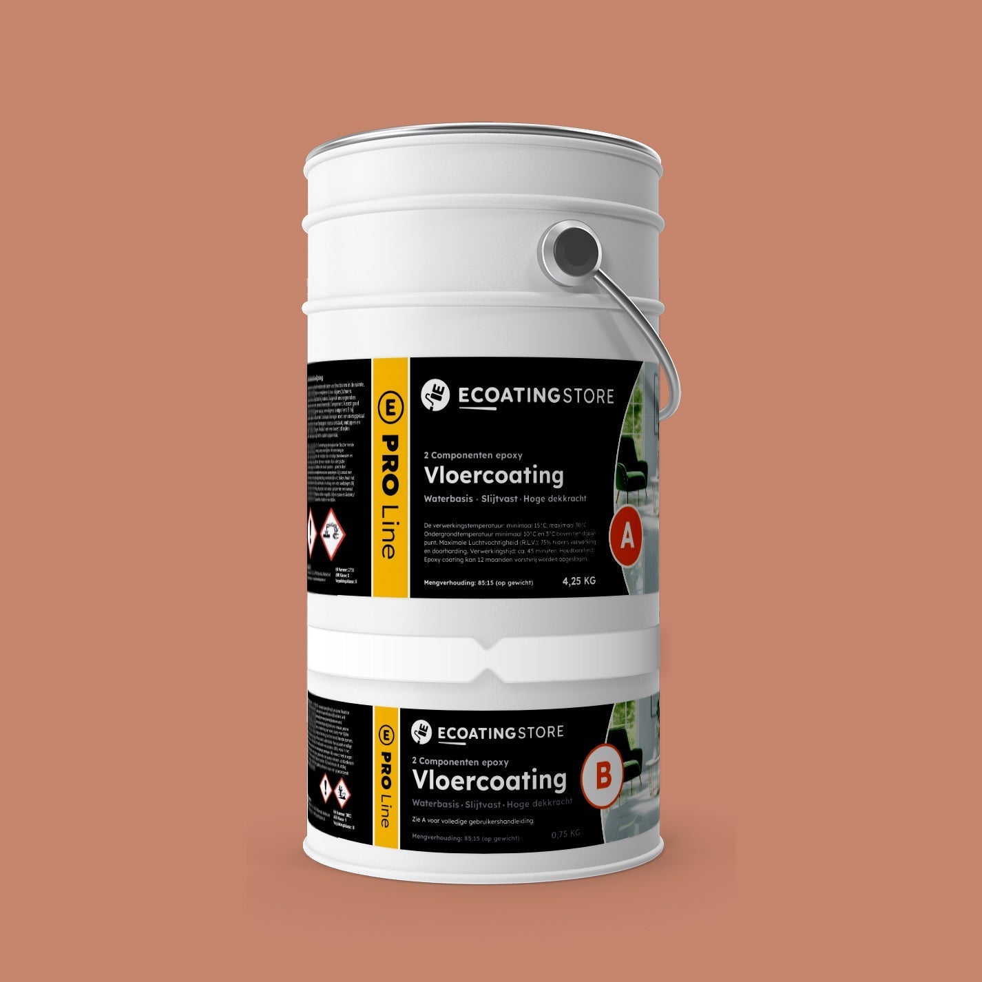 Pintura epoxi - RAL 3012