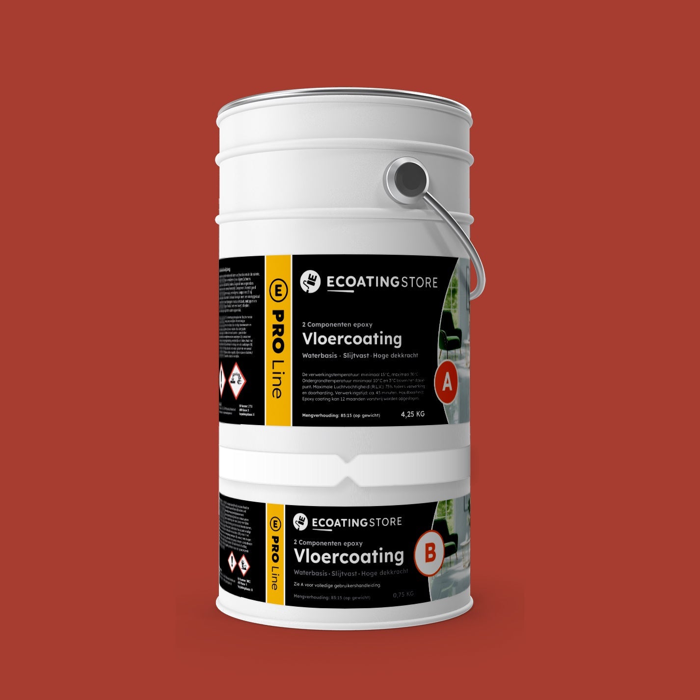 Revestimiento para suelo de garaje - RAL 3016