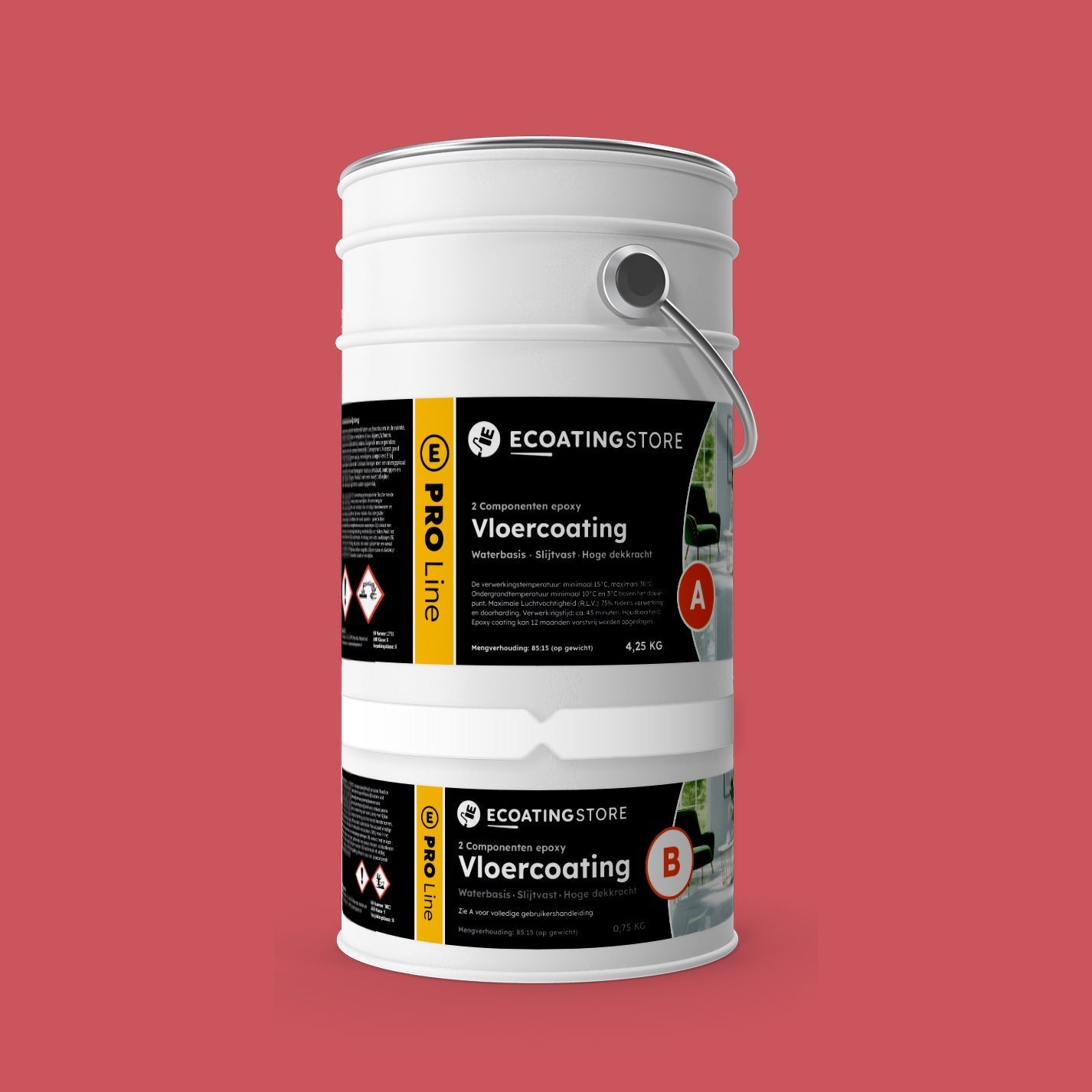 Pintura epoxi - RAL 3017