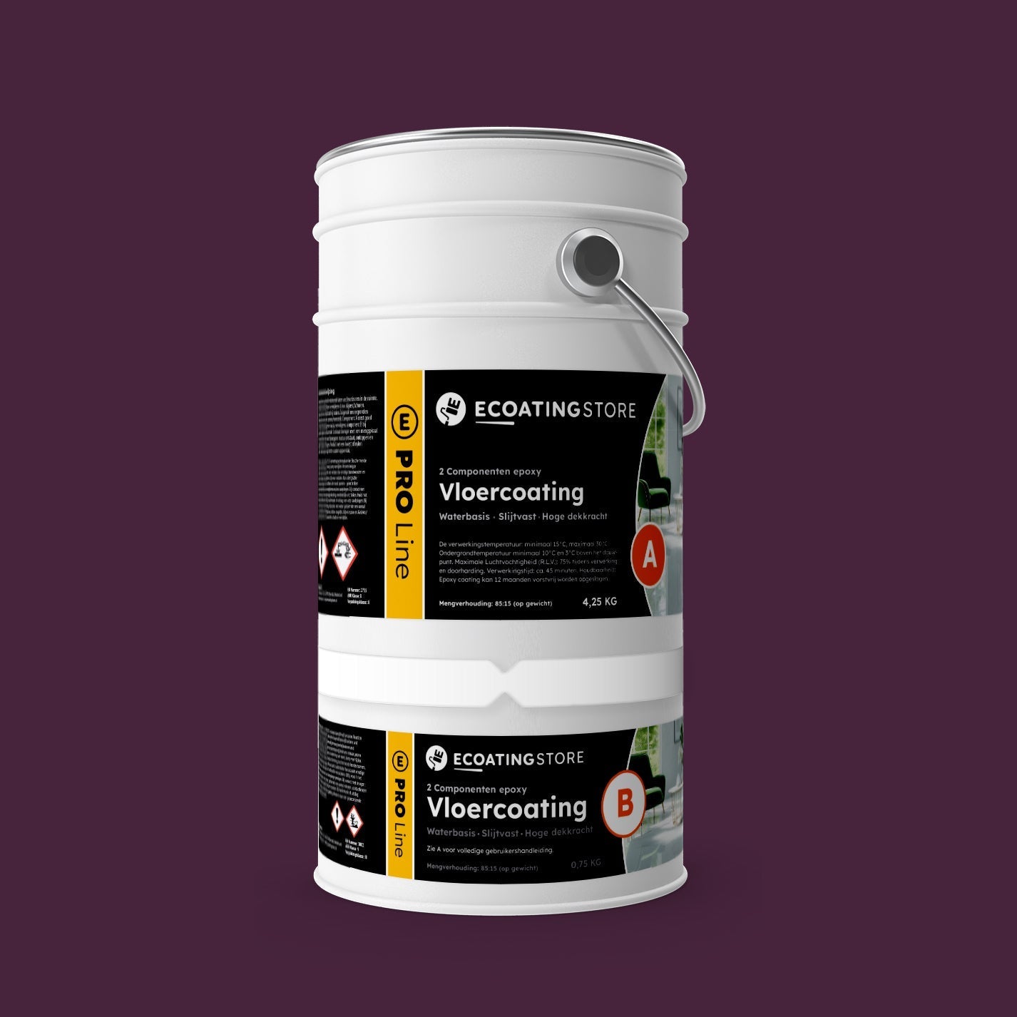 Pintura epoxi - RAL 4007