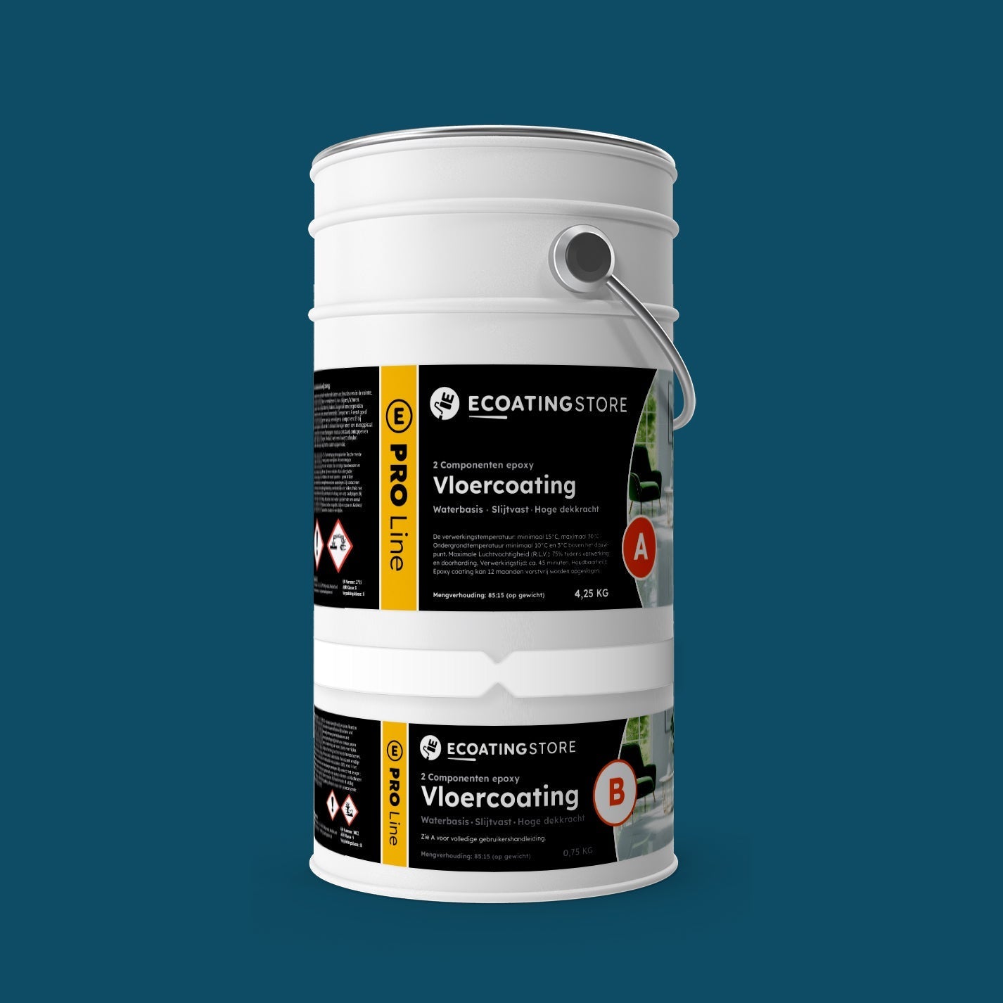 Pintura epoxi - RAL 5001