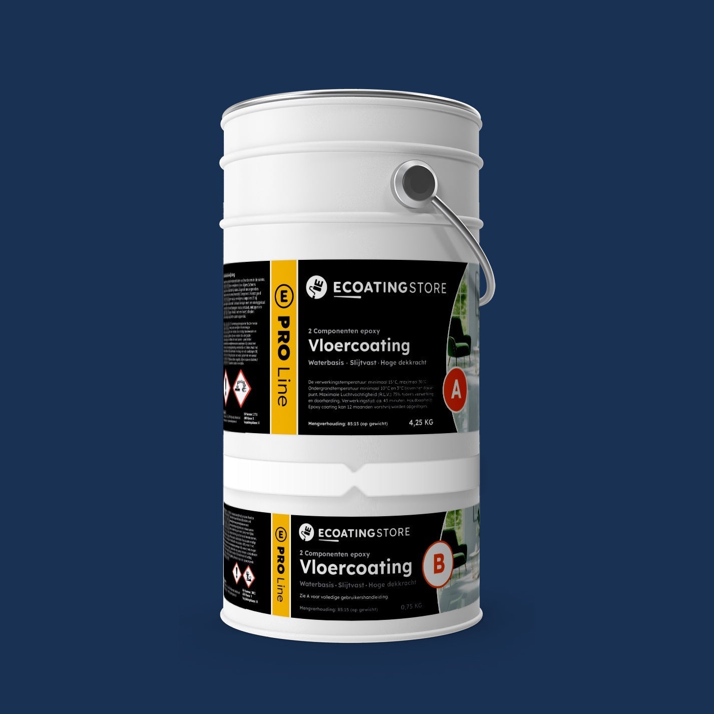 Pintura epoxi - RAL 5013