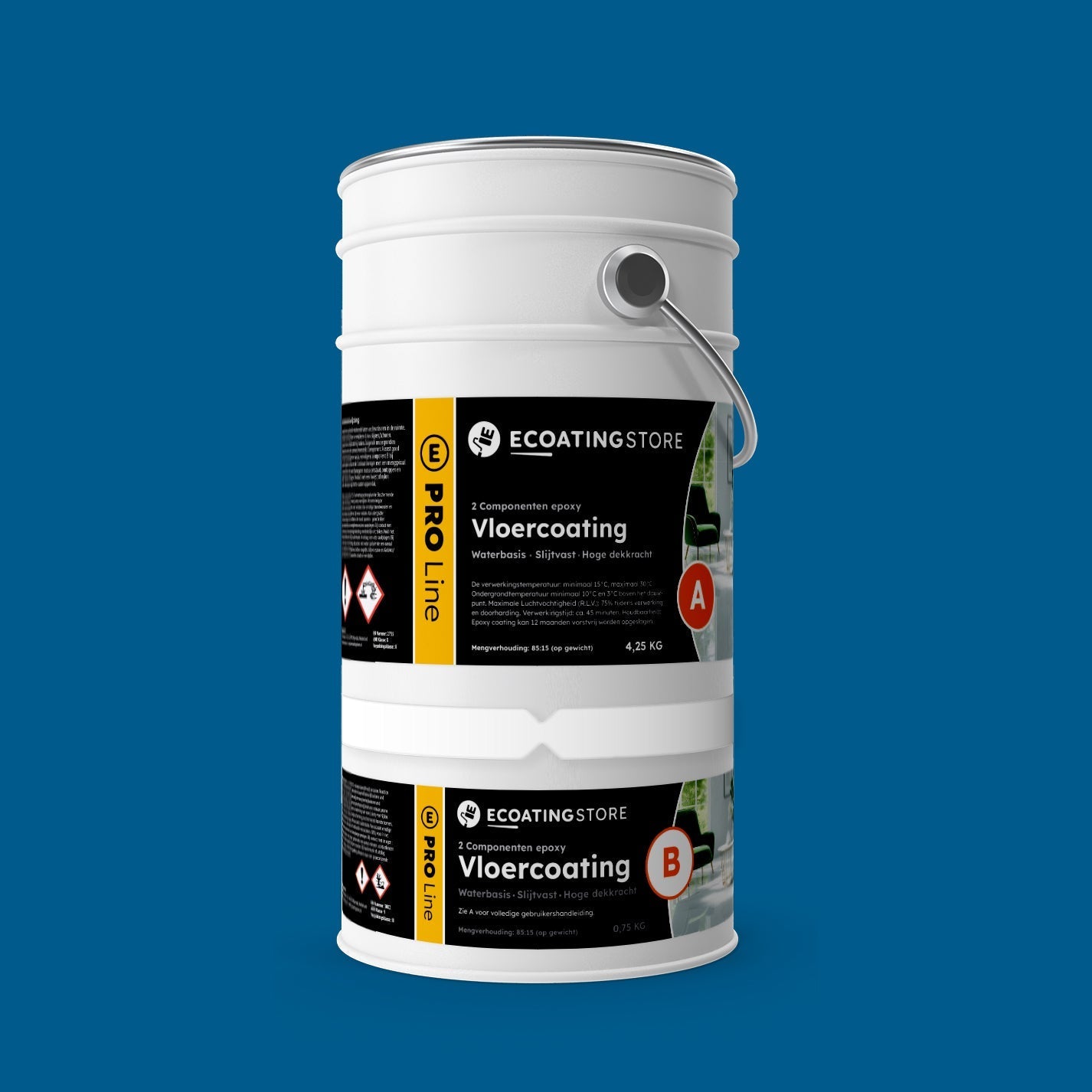 Pintura epoxi - RAL 5017