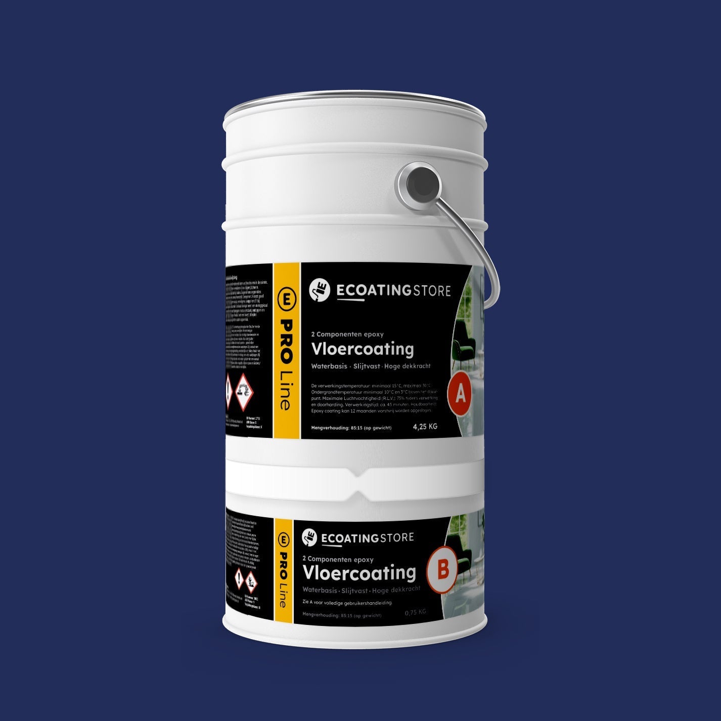 Pintura epoxi - RAL 5022