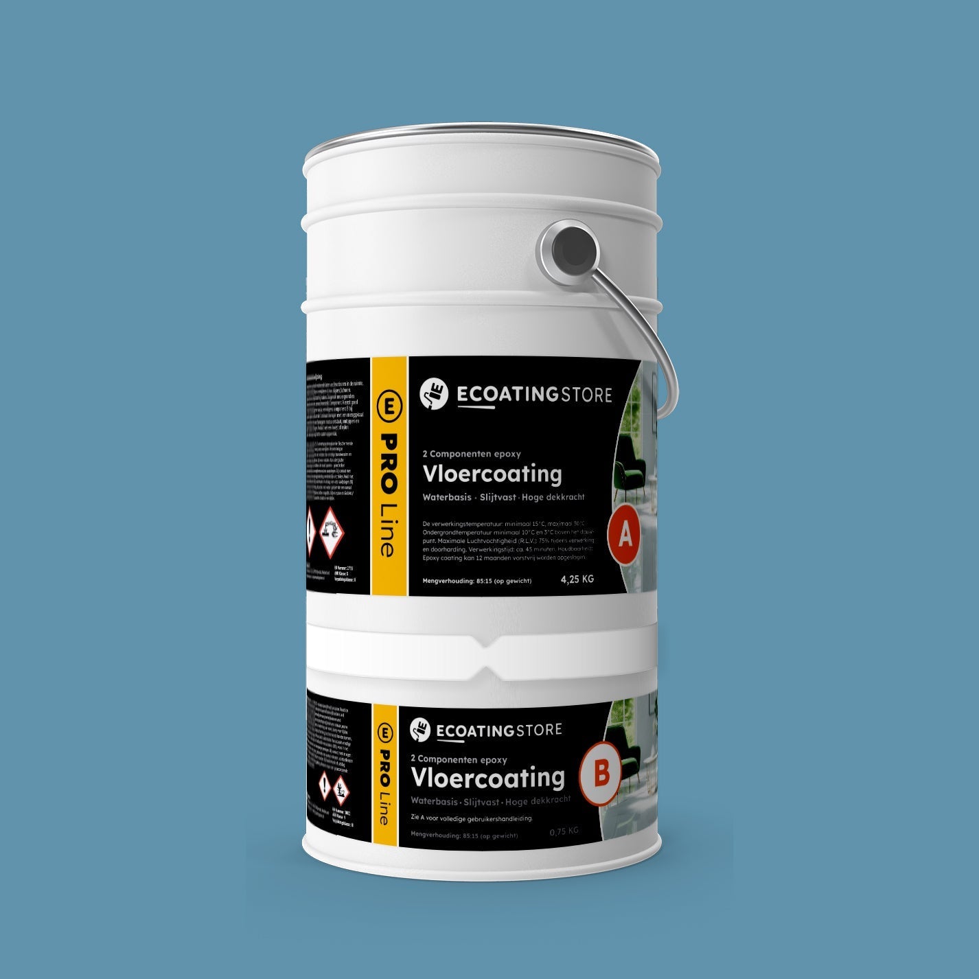 Pintura epoxi - RAL 5024