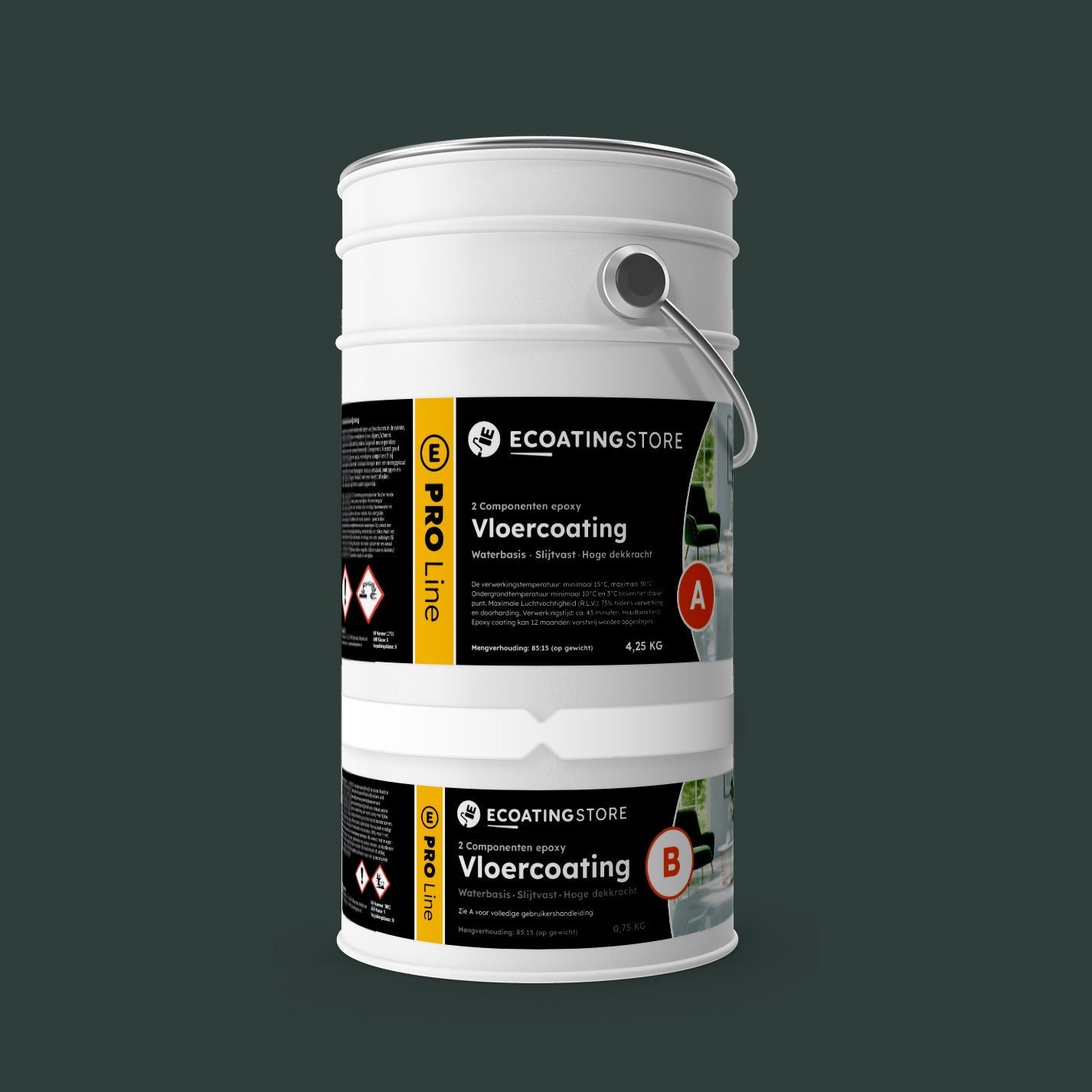 Pintura epoxi - RAL 6012