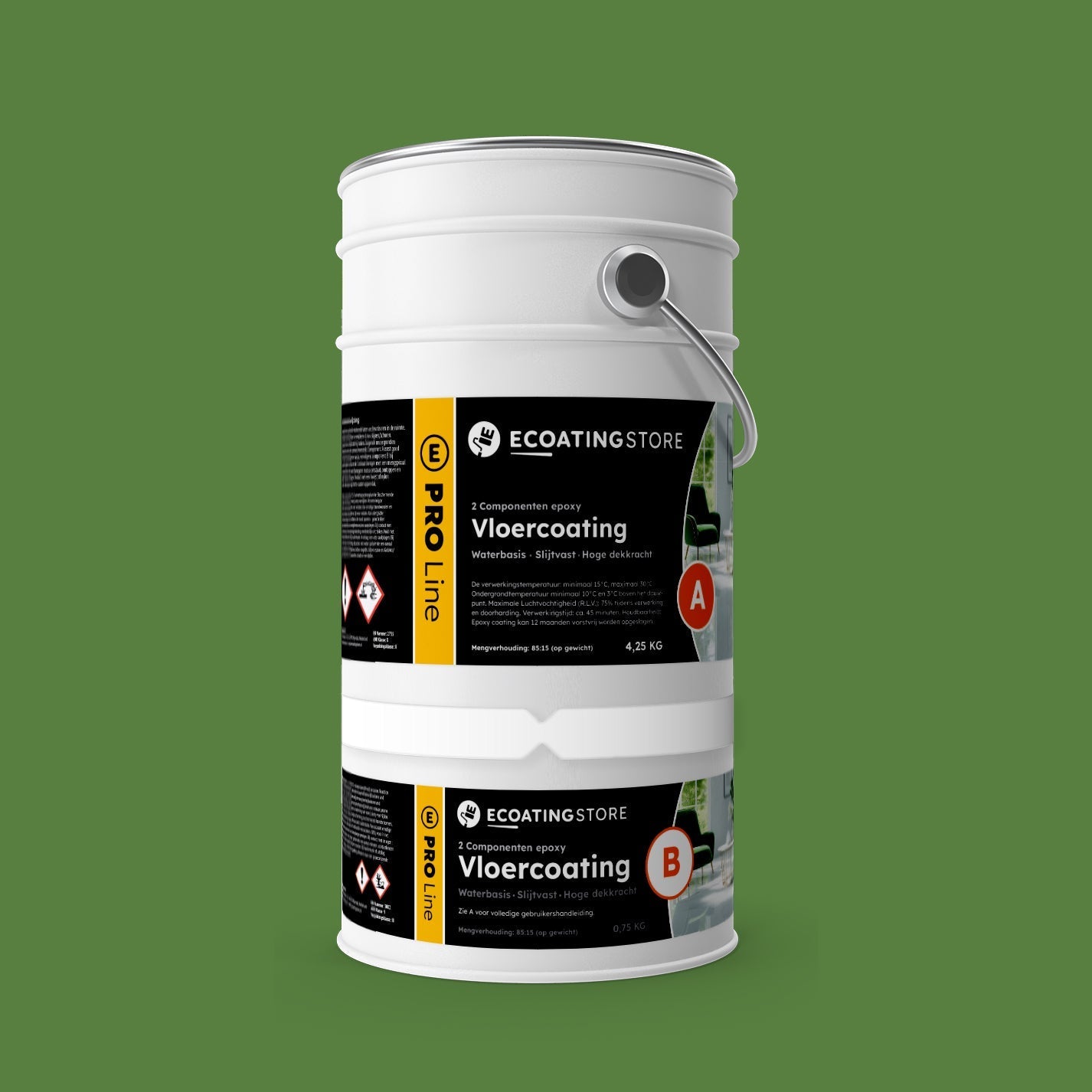 Pintura epoxi - RAL 6017