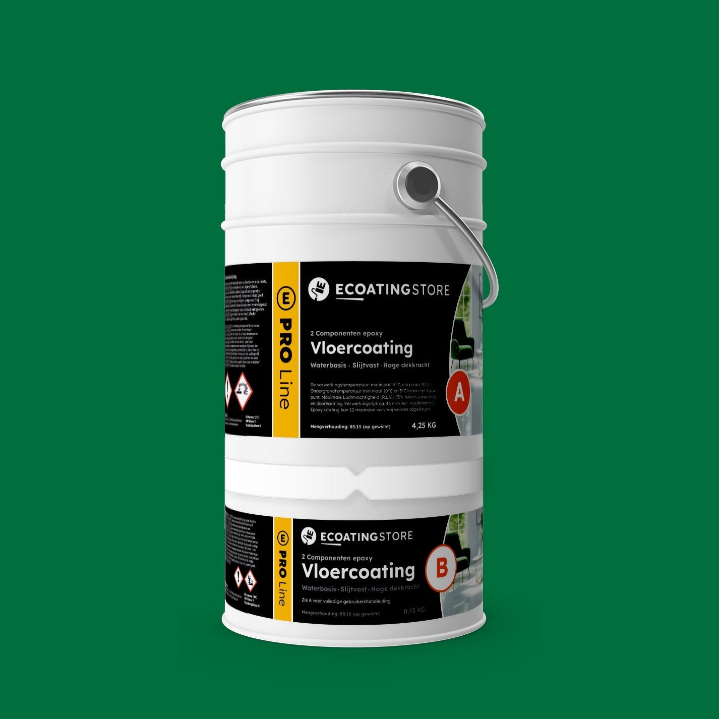 Pintura epoxi - RAL 6029