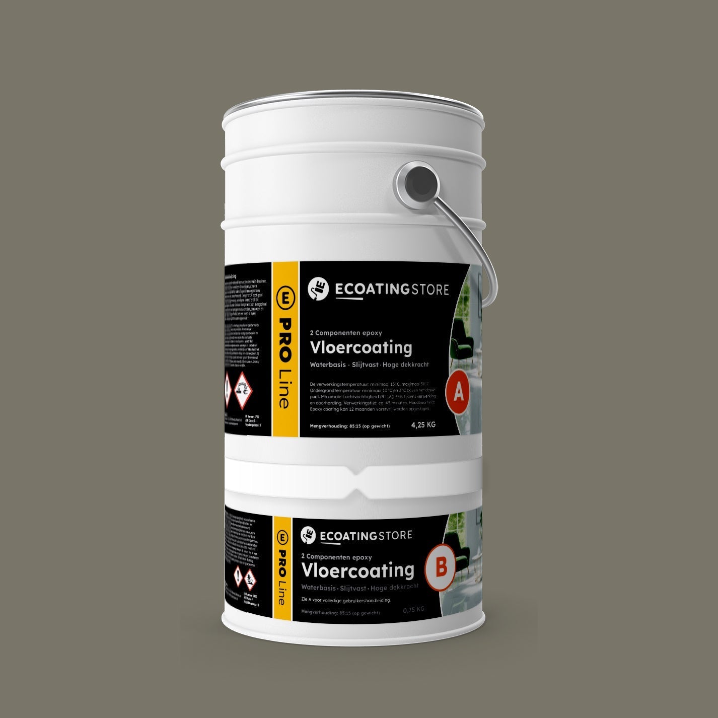 Pintura epoxi - RAL 7003