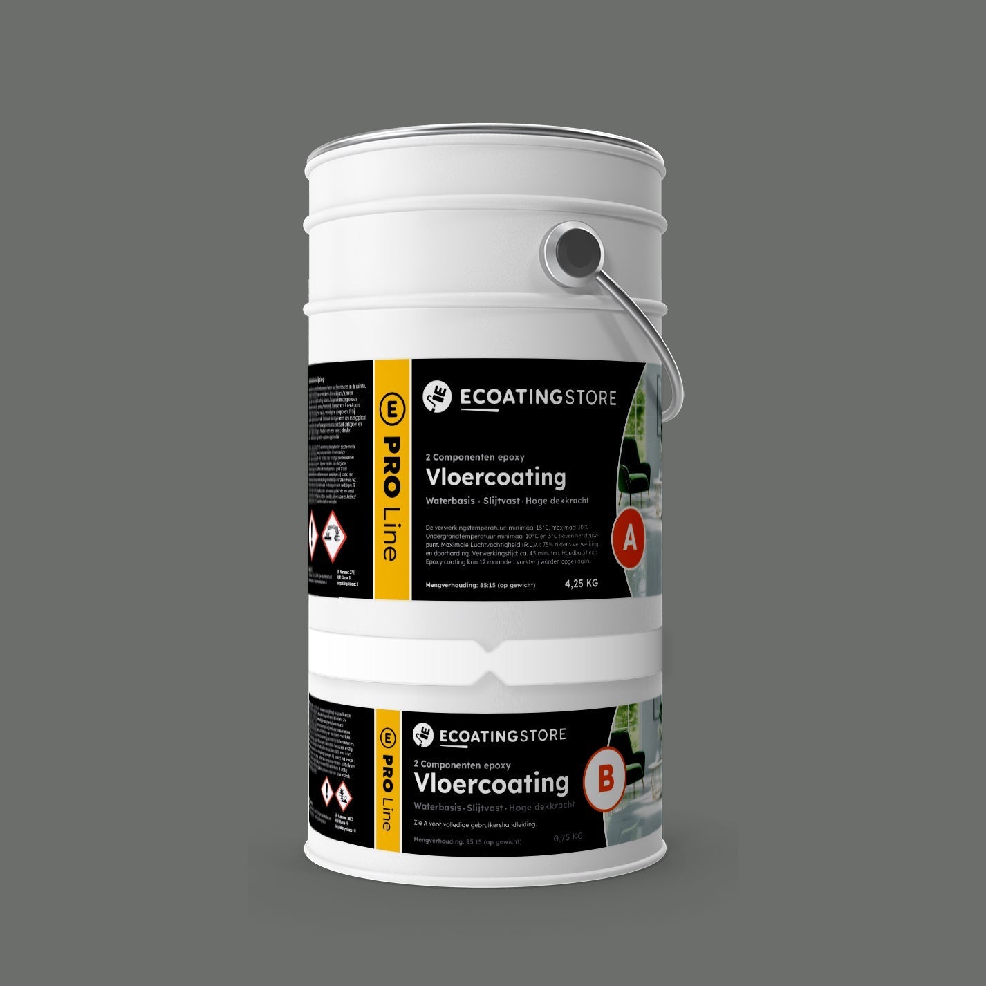 Pintura epoxi - RAL 7005