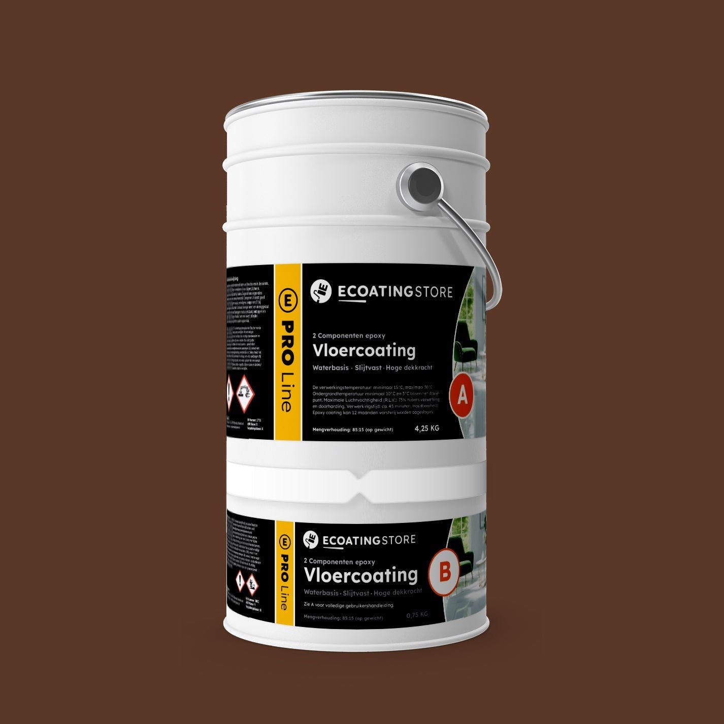 Pintura epoxi - RAL 8011