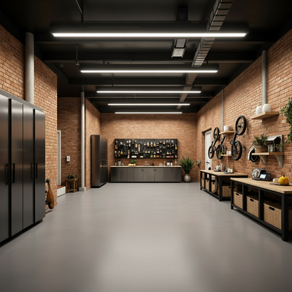 Pintura epoxi suelo garaje - RAL 7004