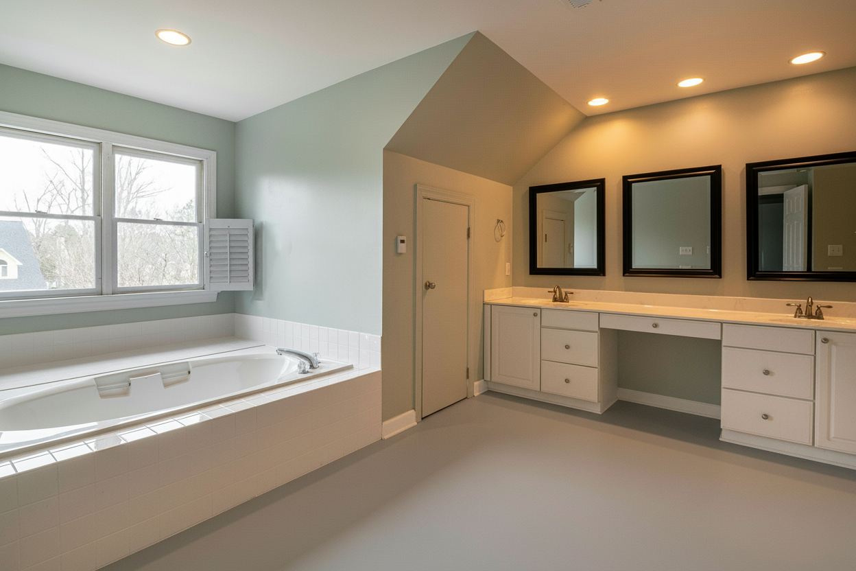 Pintura epoxi suelo garaje - RAL 7047