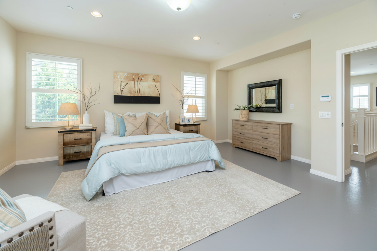 Pintura epoxi suelo garaje - RAL 7047